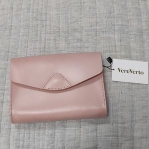 Vereverto leather clutch/cross body